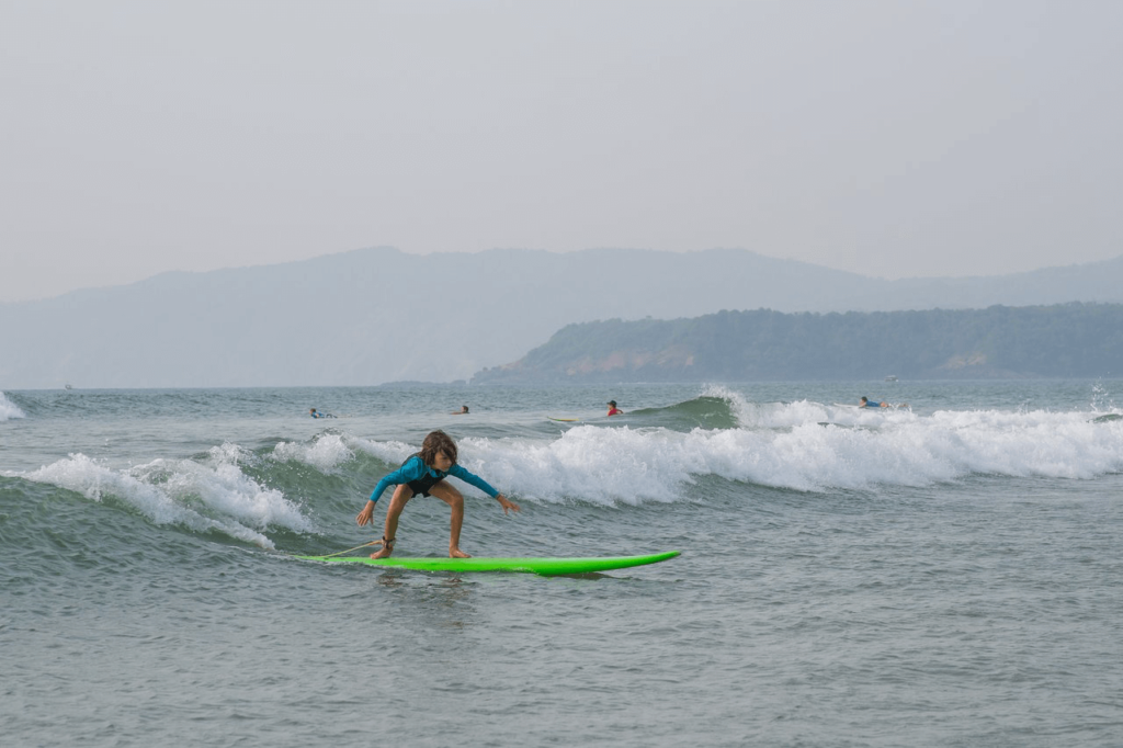 Surfing in Goa 5
