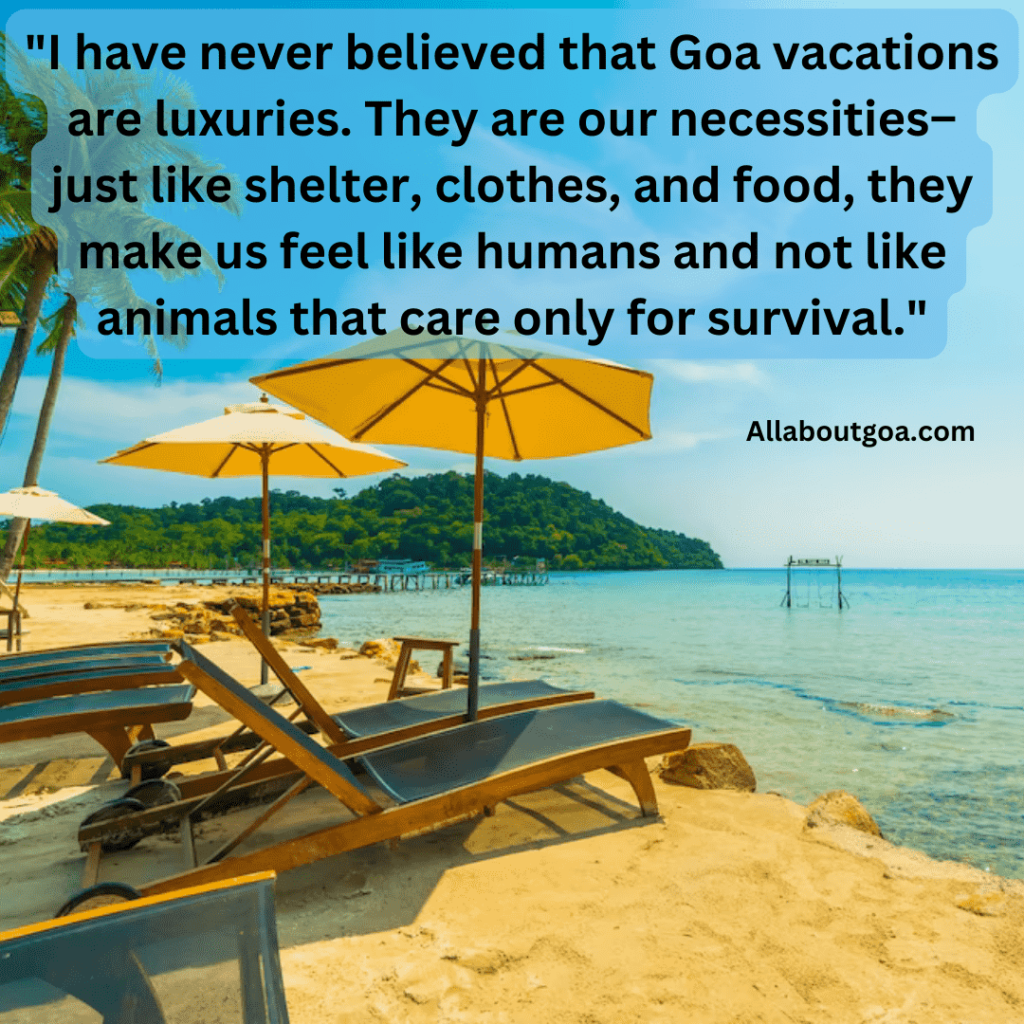 goa vacation quotes