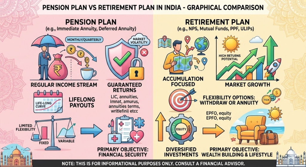 Pension Plan vs Retirement Plan